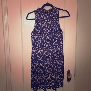 Black fitted crochet party dress - Women’s S